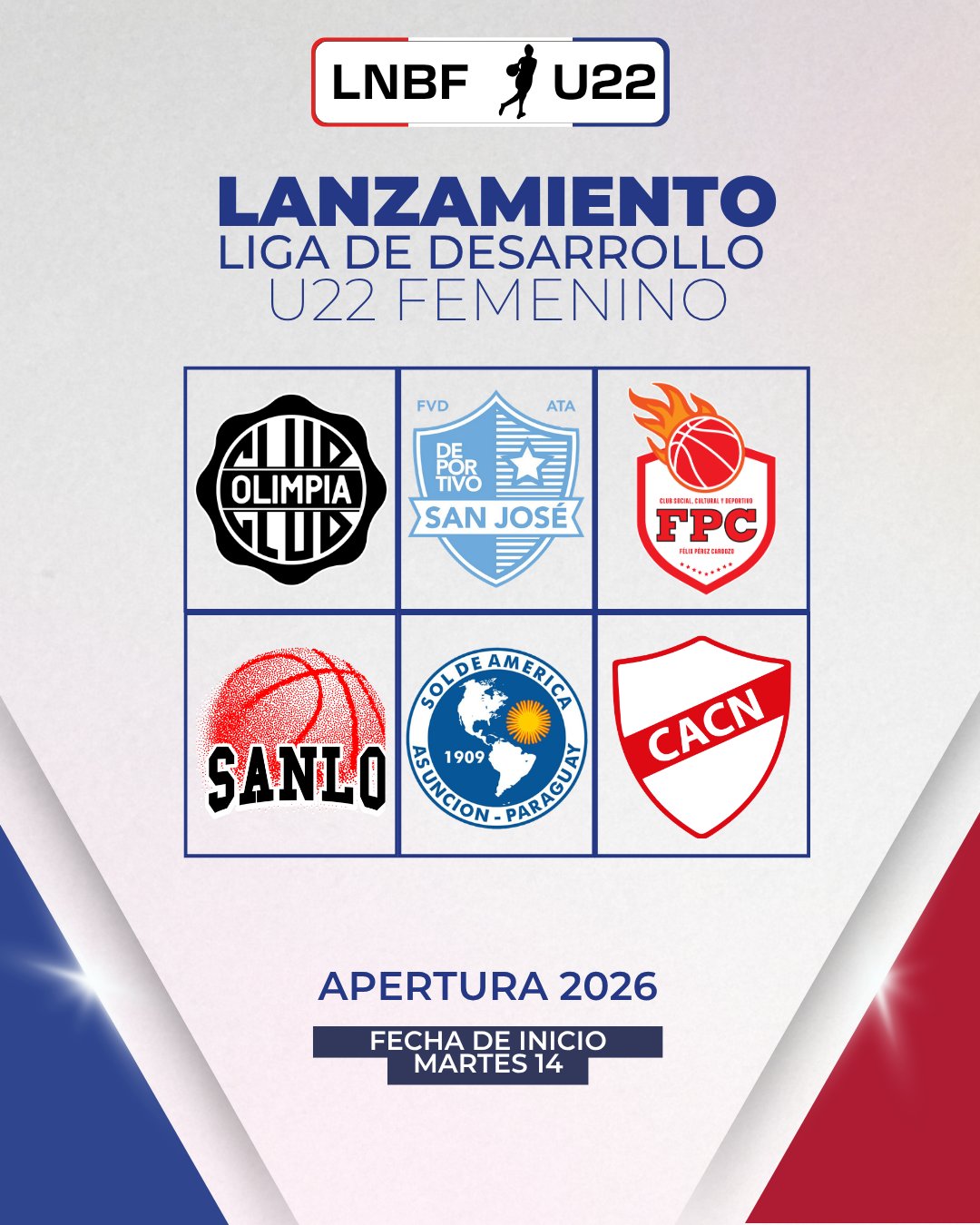 Liga de Desarrollo U22 Femenino — Apertura 2026: Arranca la Primera Fecha
